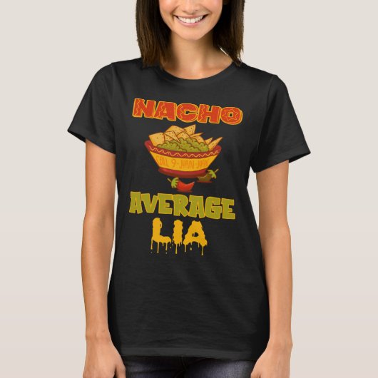 T-shirt Nacho Average Lia (Devant)