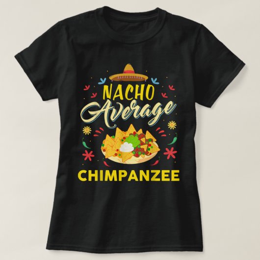 T-shirt Nacho CHIMPANZEE moyen (Design devant)