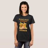 T-shirt Nacho Coder Ordinateur Codeur Moyen Geek Nerdy (Devant entier)