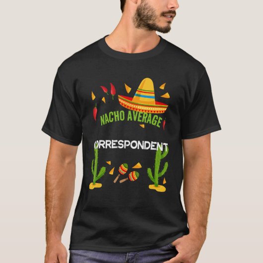 T-shirt Nacho Correspondant Moyen Cinco De Mayo (Devant)