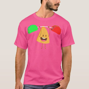 T-shirt Nacho Levant Taco Food Squat Barbell Gym Cinco De
