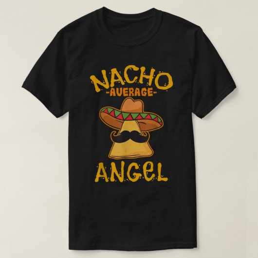 T-shirt Nacho Moyen Angel Nom personnalisé Funny Taco (Design devant)