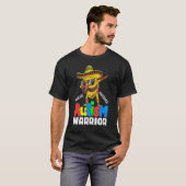 T-shirt Nacho Moyenne Autisme Guerrier Dabbing Tacos (Devant entier)