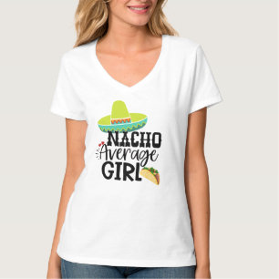 T-shirt Nacho Moyenne Girl Beach Cinco De Mayo Fiesta