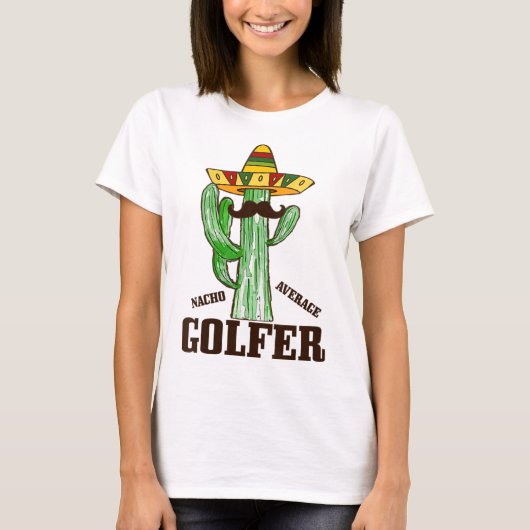 T-shirt Nacho Moyenne Golfeur Funny Golf Mexicain Cinco De (Devant)
