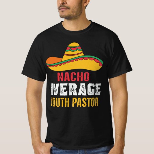 T-shirt Nacho Moyenne Jeune Pasteur Funny (Devant)
