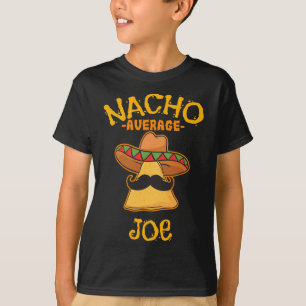 T-shirt Nacho Moyenne Joe Nom Personnalisé Funny Taco