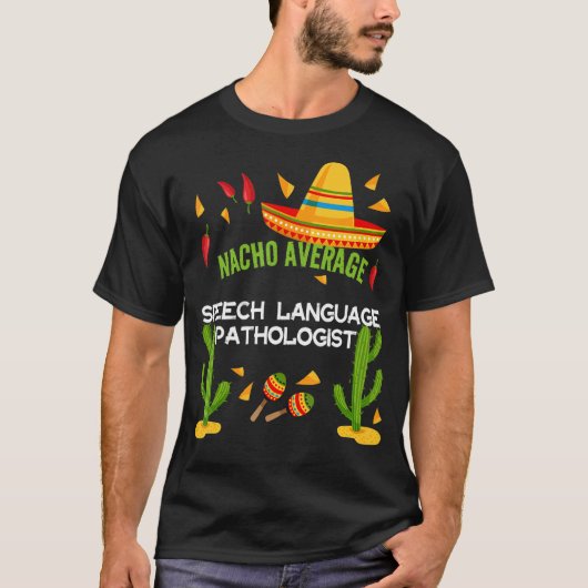 T-shirt Nacho Moyenne Parole Pathologiste (Devant)