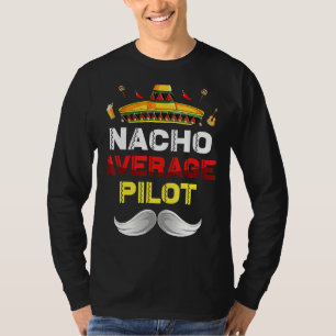 T-shirt Nacho Moyenne Pilote Gnome Funny Cinco De Mayo Mex