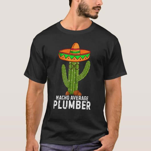T-shirt Nacho Moyenne Plumber Mexicaine Cinco De Mayo Plum (Devant)