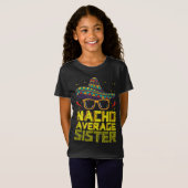 T-Shirt Nacho Moyenne Soeur New Big Sis Funny Cinco De Ma (Devant entier)