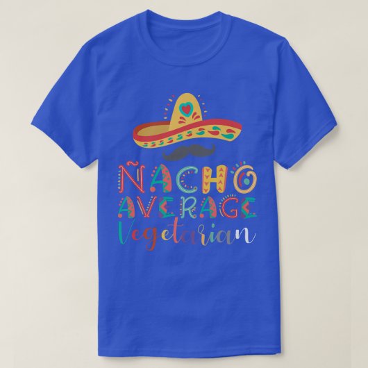 T-shirt Nacho Moyenne Végétarienne Cinco De Mayo (Design devant)
