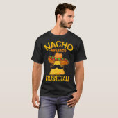 T-shirt Nacho Musicien moyen Interprète Mexicain Cinco (Devant entier)