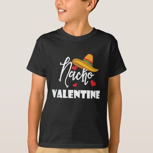 T-shirt Nacho Valentine Funny Valentine's Day 2020 Amour (Devant)