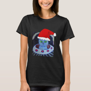 T-shirt Nacho Votre Moyenne De L'Espace Frappé Chat Sorcie