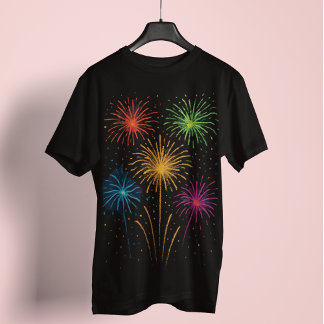 T-shirt Nachtfeuerwerk Farbrausch