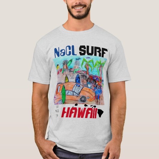 T-shirt NaCL HAWAII SURF (Devant)