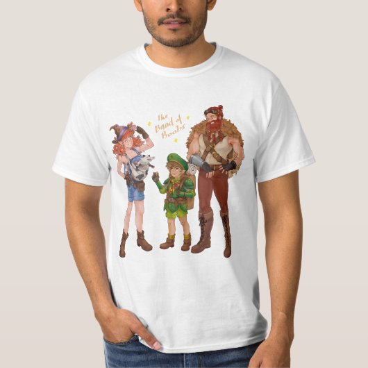T-shirt " Naddpod fanart D&d donjons et dragons" (Devant)