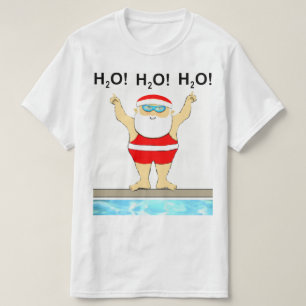 T-shirt Nage amusante Noël