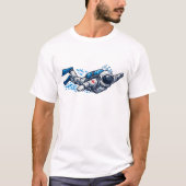 T-shirt Nage astronaute (Devant)