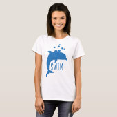 T-shirt Nage dauphin (Devant entier)