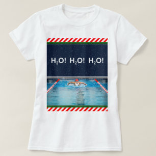 T-shirt Nage Noël de nage