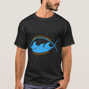 T-shirt Nager à contre-courant