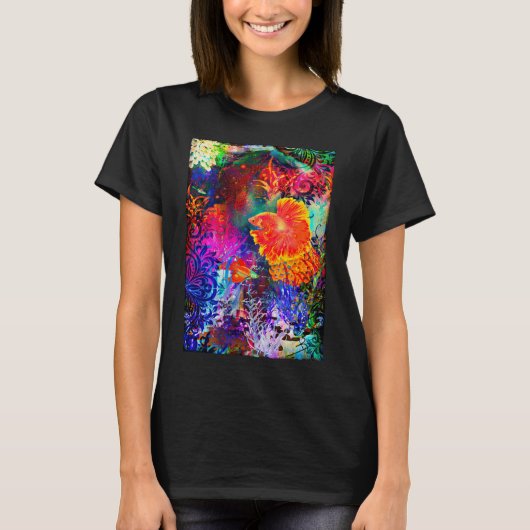 T-shirt Nager comme un poisson (Devant)