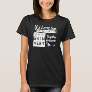 T-shirt Nager Parents nageurs