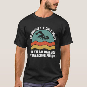 T-shirt Nager Seul Sport Dans La Baignade