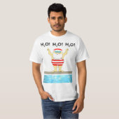 T-shirt Nageur de Noël natation (Devant entier)