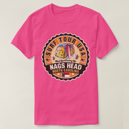 T-shirt Nags Head North olina 2 (Design devant)