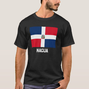 T-shirt Nagua République dominicaine Drapeau Emblem Escudo