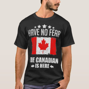 T-shirt N'Ai Pas Peur Que Le Canadien Est Là Mille Feuille