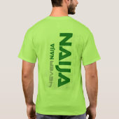 T-shirt naija 4 jamais (Dos)