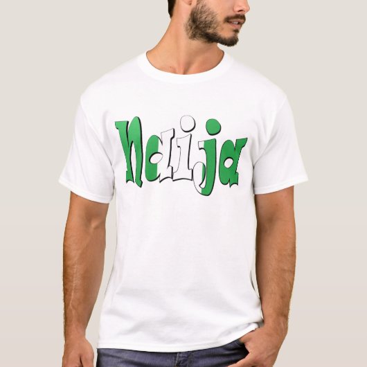 T-shirt Naija (drapeau nigérien) (Devant)
