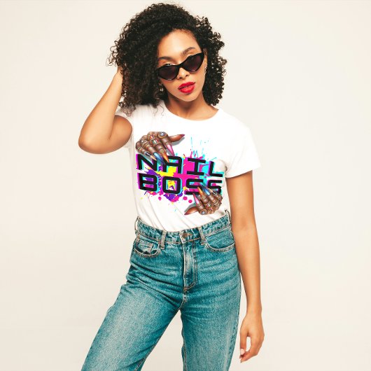 T-shirt "Nail Boss" Bold Beauty Tech