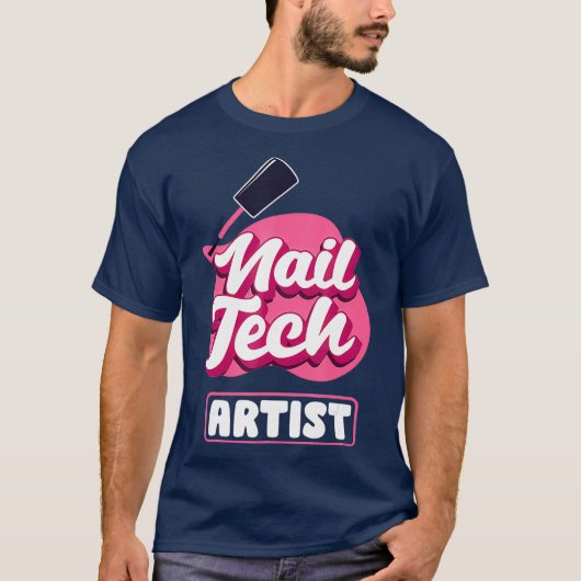 T-shirt Nail Polish Pedicurist Manicurist Nail Tech (Devant)