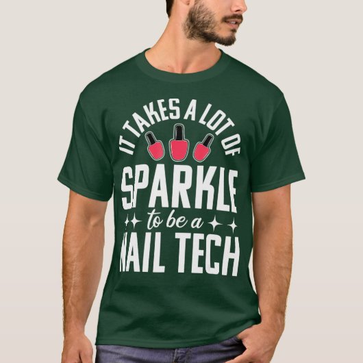 T-shirt Nail Tech Funny Technicien Cosmetologue Cadeau (Devant)
