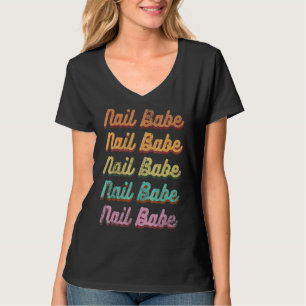 T-shirt Nail vintage Babe Manicuriste Nail Artiste Nail Te