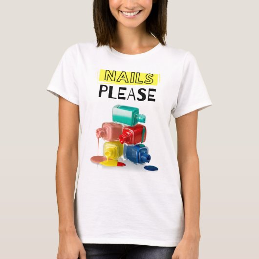 T-SHIRT NAILS S'IL VOUS PLAÎT (Devant)