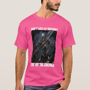 T-shirt N'aimez pas ma voiture rester hors de la charnière