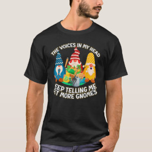 T-shirt Nain de jardin Gnomies Décoration Jardinage Jardin
