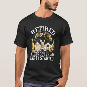T-shirt Nain de jardin retraité drôle de grands-parents bu