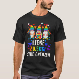 T-shirt Nains de jardin LGBT Fierté Couleurs arc-en-ciel a