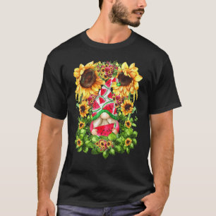 T-shirt Nains de jardinage mignons pour femmes Pastèque un