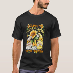 T-shirt Nains de Tournesol Floral Citation Pour Jardinier 