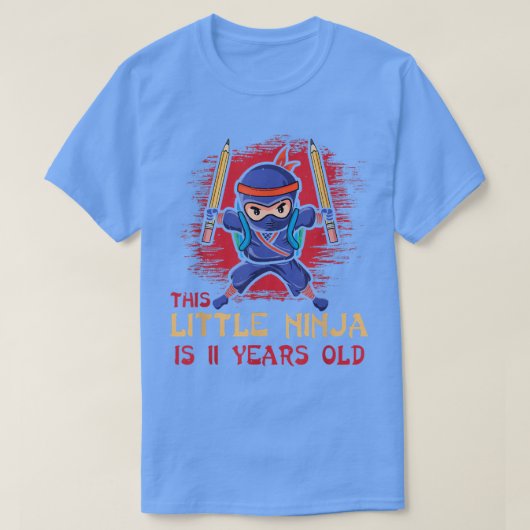 T-shirt Naissance 11 ans Samurai Japon Japonais (Design devant)