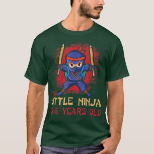 T-shirt Naissance Âgé de 6 ans Samouraï Japon Japonais