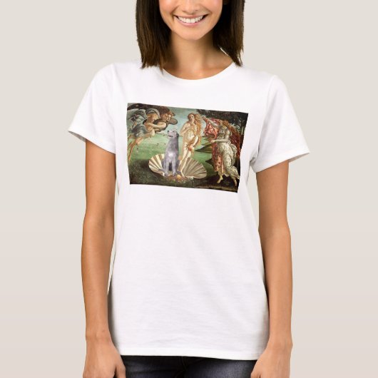 T-shirt Naissance de Vénus-Irish Wolfhound #6 (Devant)